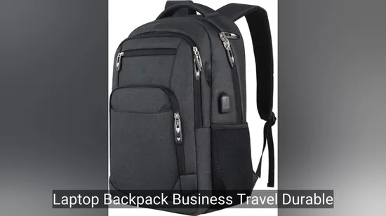 Sac à dos pour ordinateur portable, sacs à dos de voyage pour ordinateurs portables professionnels minces et durables avec port de chargement USB, sac d'ordinateur pour école universitaire, cadeaux pour hommes et femmes, convient aux notes