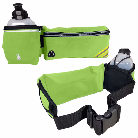 Sac banane étanche pour femmes et hommes, sac banane de sport, course à pied, cyclisme, poche pour téléphone, ceinture, sac de taille avec bouteille d'eau