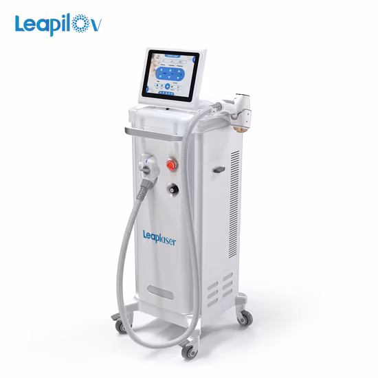 Nouveauté 100 Millions de tirs Non cristal 3 longueurs d'onde Laser à Diode indolore 755nm 808nm 1064nm épilation au Laser